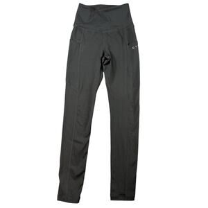 CLOAK Women’s XS Black High Rise Leggings Athletic Yoga Stretch Pockets